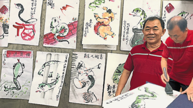 Photo of 【新年话画 下篇】水墨畫蛇接地氣 郭溫和顛覆蛇形象