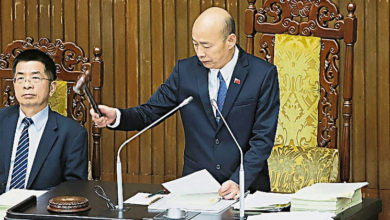 Photo of 指韩国瑜不适任 绿提案要换立法院长