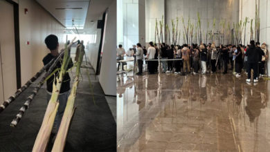 Photo of 公司春节礼品人手一根甘蔗 网民:丐帮弟子集合
