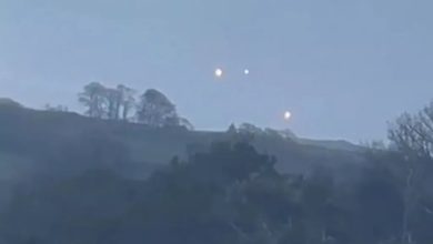Photo of 外星人来拜年? 女子拍下发光UFO