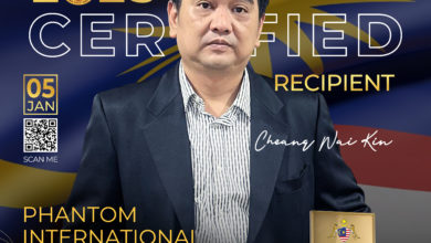 Photo of Phantom国际物流有限公司创办人 – Kelvin Cheang 郑伟坚 荣获马来西亚拿督基金会荣誉认证
