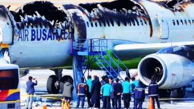 Photo of 釜山航空机尾失火7伤 传机内置物柜行动电源酿祸