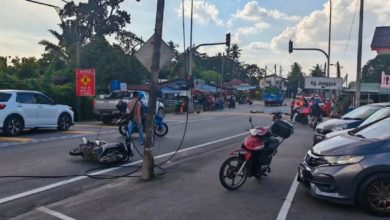 Photo of 吊车吊臂勾电缆 骑士闪避不及枉死