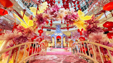Photo of 2025青蛇年绽放幸福花园启幕 皇后湾广场打造梦幻新春盛景