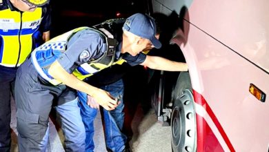 Photo of 甲陆交局道路安全行动 17长巴禁上路 13宗涉轮胎故障
