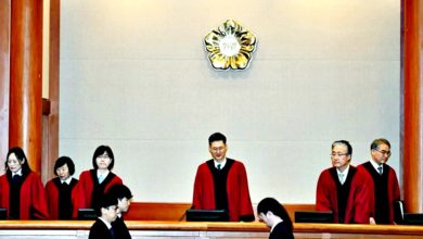 Photo of 韩宪法法院首审理弹劾案 尹锡悦缺席 庭审仅4分钟