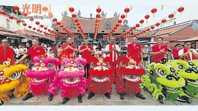 Photo of 议员商家报效 槟尚武体育会龙狮点睛