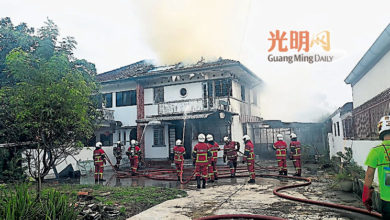 Photo of 槟跑马园一住家失火 消拯员开启水箱灌救