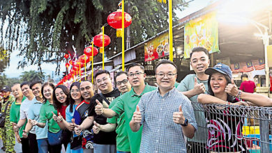 Photo of 安邦太子园巴刹添喜气 300红灯笼迎蛇年