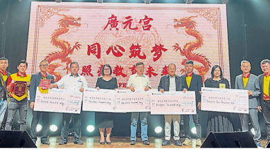Photo of 大年廣元宮慈善義演 籌7.4萬捐4校助腎患