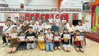 Photo of 【马口海南会馆团拜】  邱惠进：去年若没领取 今年需重新申请敬老金