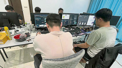 Photo of 涉线上假招聘6男被捕 豪宅设诈骗中心