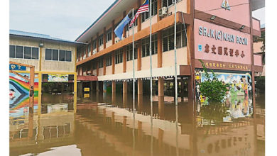 Photo of 河水上涨淹低漥区 启文华小再遭水劫