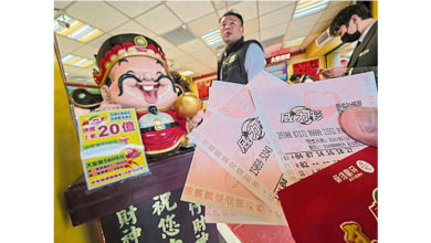 Photo of 终结33期扛龟纪录 台威力彩头奖一注得2.7亿