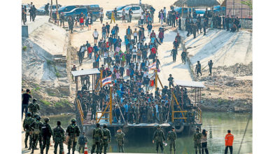 Photo of 泰警严查区分 缅遣送抵泰者多自愿诈骗