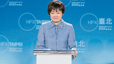 Photo of 安倍遗孀赴台演讲 赞特朗普热爱和平