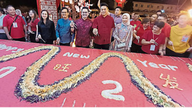 Photo of 用华语献祝福派柑派红包 道菲大年民众庆元宵