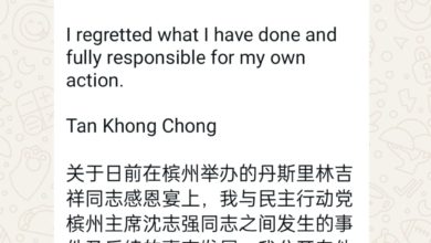 Photo of “愿负全责” 陈楷棕道歉 沈志强也回话了