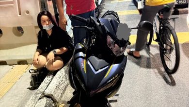Photo of 骑摩多撞路洞翻覆 2民政党员受伤