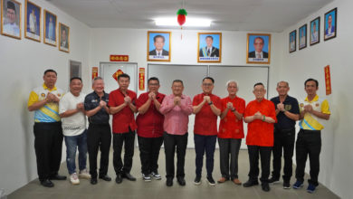 Photo of 威中篮球分会新春团拜 威中拟建国际标准篮球场