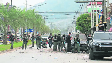 Photo of 塔辛赴泰南视察 险遭遇爆炸案