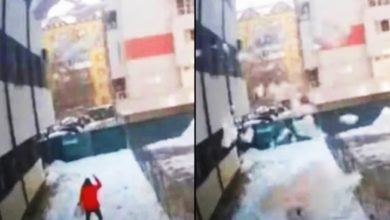 Photo of 【视频】天降大雪 女子路过公寓遭砸死
