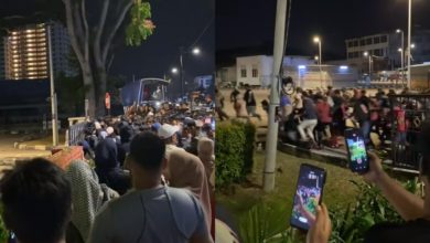 Photo of 斋戒月市集摊位有限 数百人争夺差点踏人
