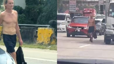 Photo of 路中央脱衣走秀 外国人搞到大塞车