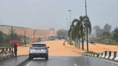 Photo of 大雨致黄泥水淹居林 工业园与住宅区受影响