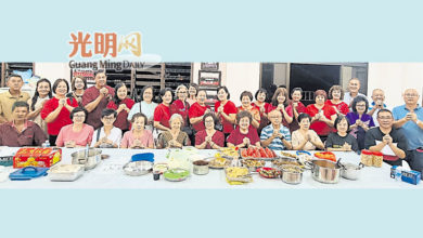 Photo of 【后廊校友会新春团拜】林守忠:去年周年宴筹款 后廊校友会将修屋顶