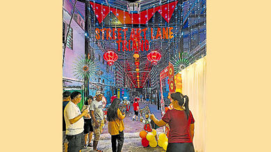 Photo of 直凉壁画街彩灯璀璨 新春打卡热点