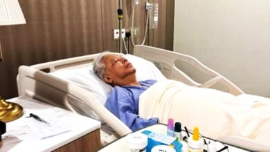 Photo of 前首相依斯迈晕倒送院 儿：父亲情况稳定