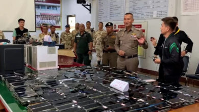 Photo of 缅甸电诈集团转移 遭泰警拦截充公设备