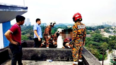 Photo of 持刀男子大厦顶楼企图自杀 消拯官广播员轮流劝说救人