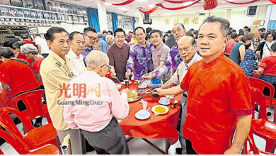 Photo of 【太平会宁会馆101周年联欢宴】曾发:响应总会号召 援助东马水灾受灾同乡