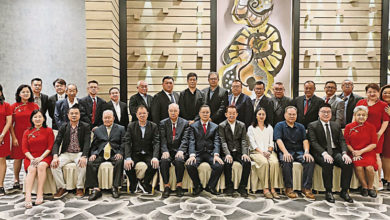 Photo of 【檳威汝南堂朱周袁蓝梅宗亲会理事就职礼】周成祝：拟购第二產业 盼有丰厚收入推动会务