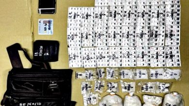 Photo of 警收费站出口拦截 逮前科毒贩起682克毒品