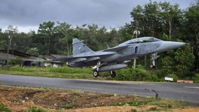 Photo of 泰国战机Gripen 首次起降乡村公路