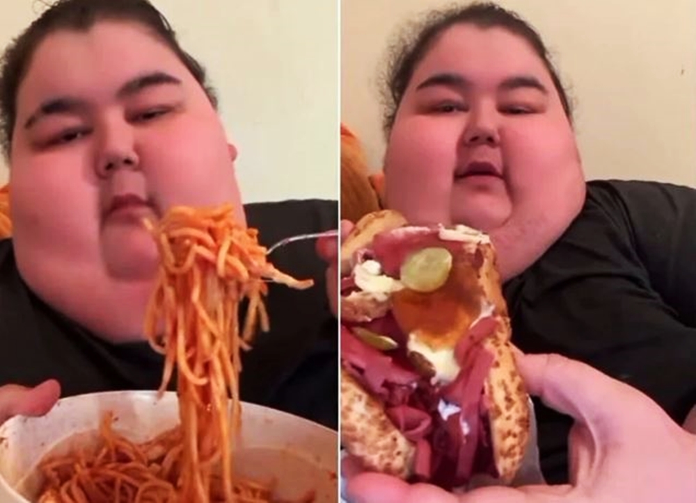 库尔图尔长期透过TikTok直播暴饮暴食,吸引了大量粉丝