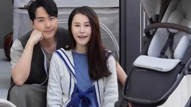 Photo of 黄翠如送婴儿新车 萧正楠开心组装