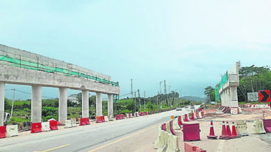 Photo of 立卑中枢大道天桥施工 部分路段关4天禁通车