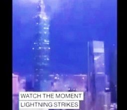 Photo of 【视频】台北101遭雷击 震撼画面曝光