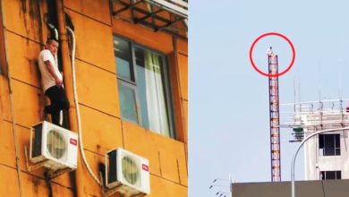 Photo of 爬上高处轻生被救仅半天 中国男子再次跳楼身亡