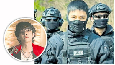Photo of BTS V操得太猛 当兵伤肋骨