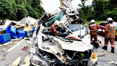 Photo of 东海岸大道恐怖车祸 罗里撞5车 3死4伤