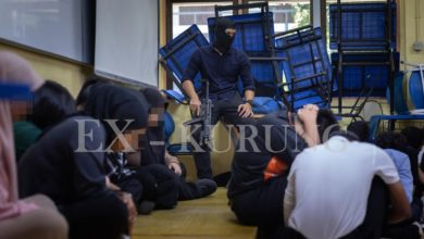 Photo of 武装分子劫持师生演习逼真 院方: 1学生受轻伤