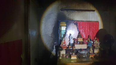 Photo of 住家神坛凌晨起火 众神像无损