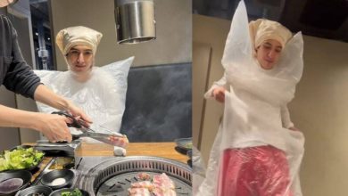 Photo of 吃烧肉“全身套塑胶袋”！ 日本百万YTR︰能避免沾染油烟味