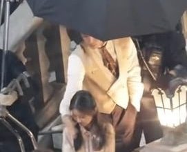 Photo of 小女孩险被片场道具撞上 丁禹兮再出手救人