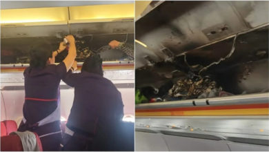 Photo of 疑行李舱充电宝起火 香港航空福州迫降